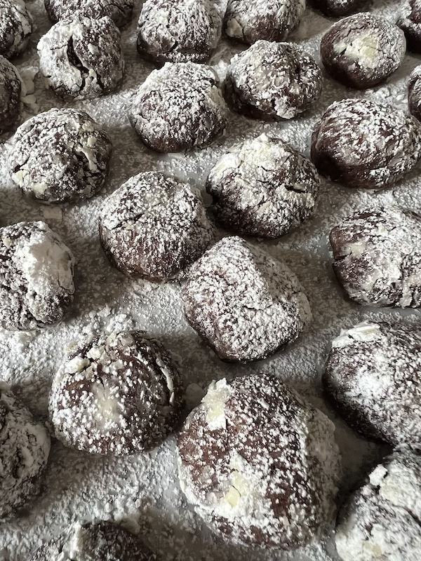 Crinkles au chocolat