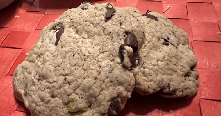 Cookies de sarrasin chocolat-pistache